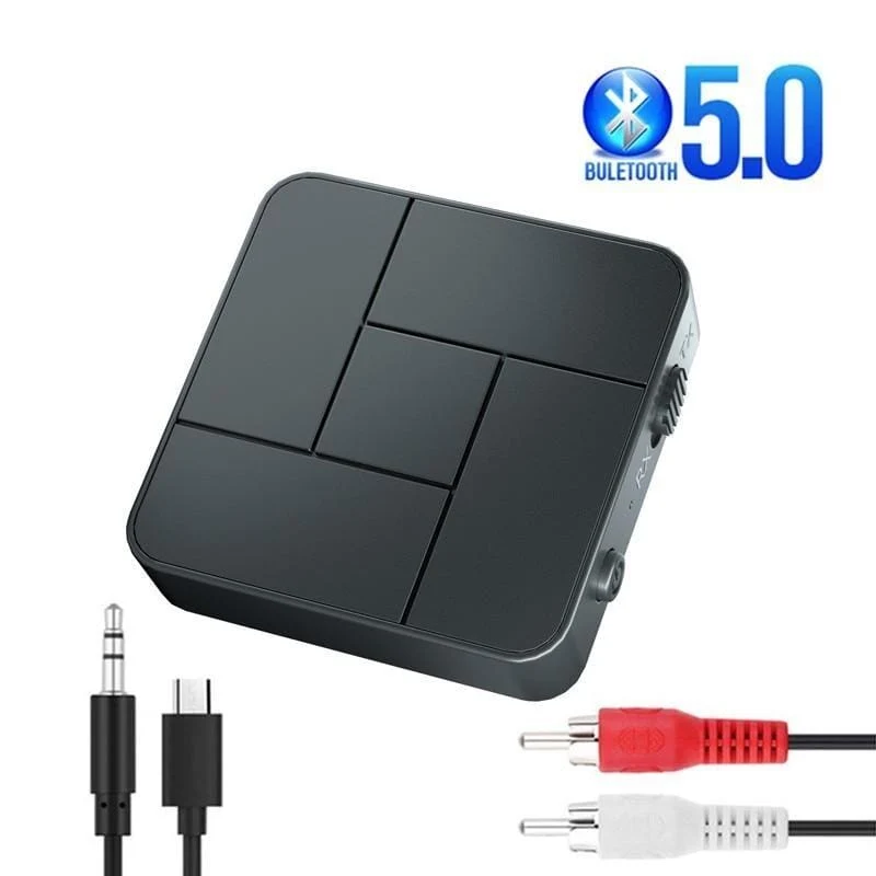 Bluetooth 5.0-ljudtransmitter och -mottagare