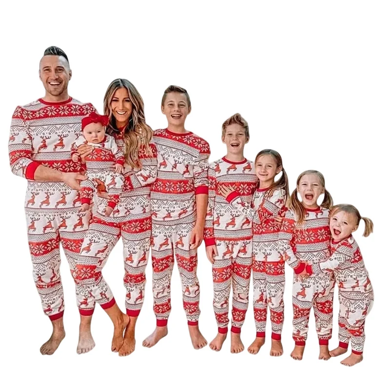 Familje julpyjamas – matchande pyjamas för hela familjen