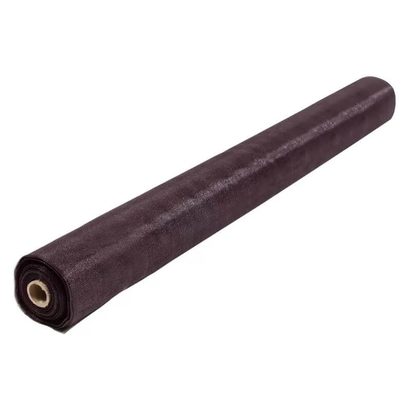 Myggnät, svart, 1,2 x 50 meter
