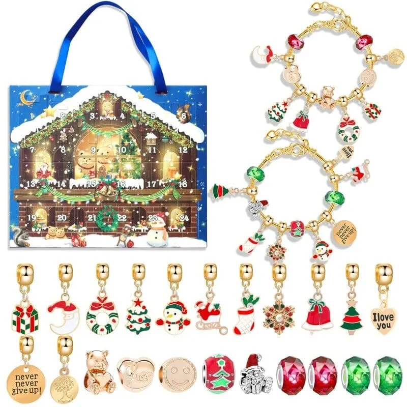 Julkalender Barn – Armband & Minnesberlocker 24 Luckor