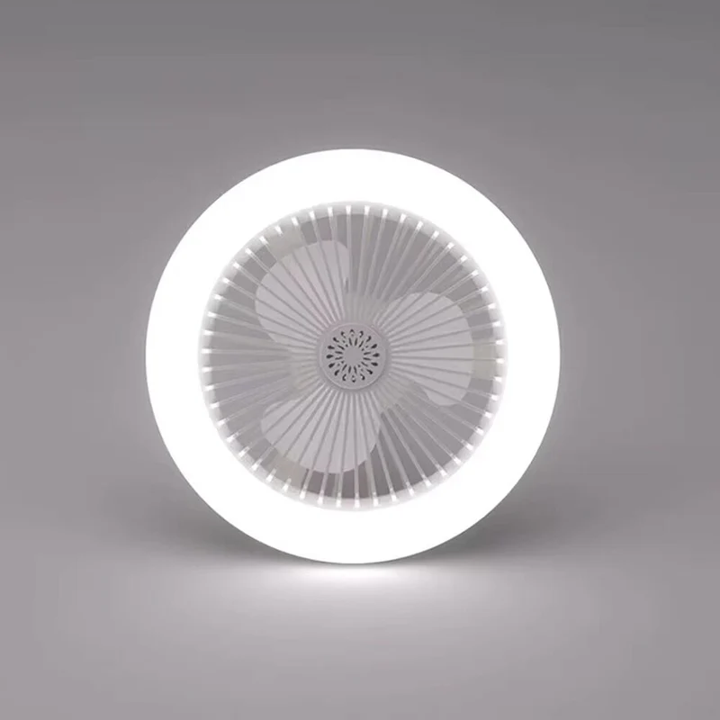 Roterbar 3-i-1 Takfläkt med LED-Belysning – Smidig Installation i E27 Lampsockel