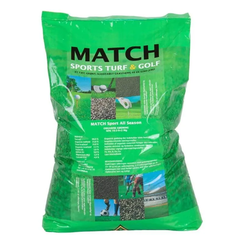 Gödning MEMON Match Sport - 16-2-9 + 2,4 Mg ekologisk