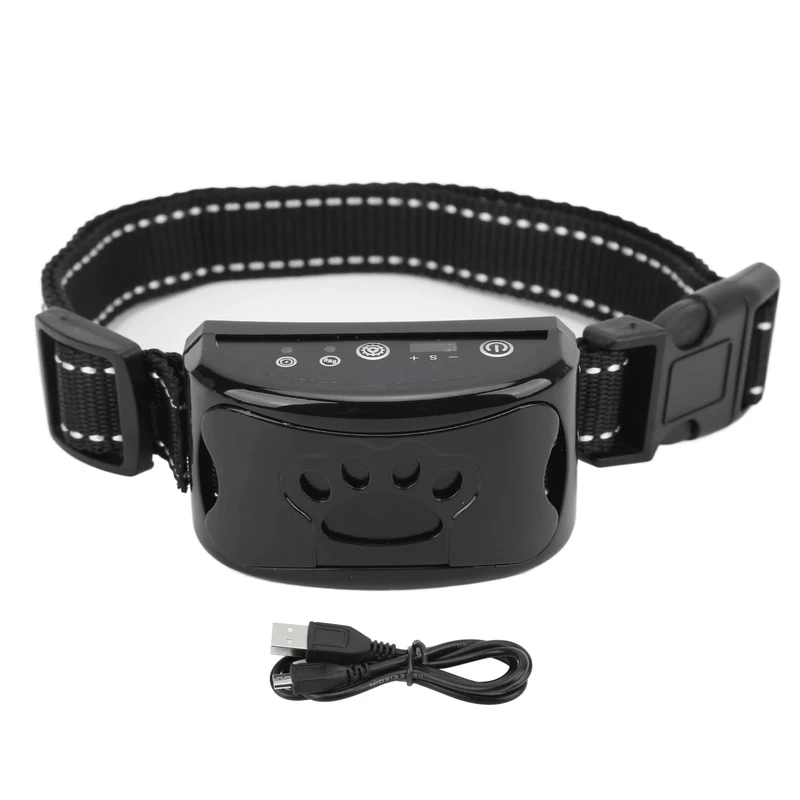 Humant anti-skall halsband för hundar