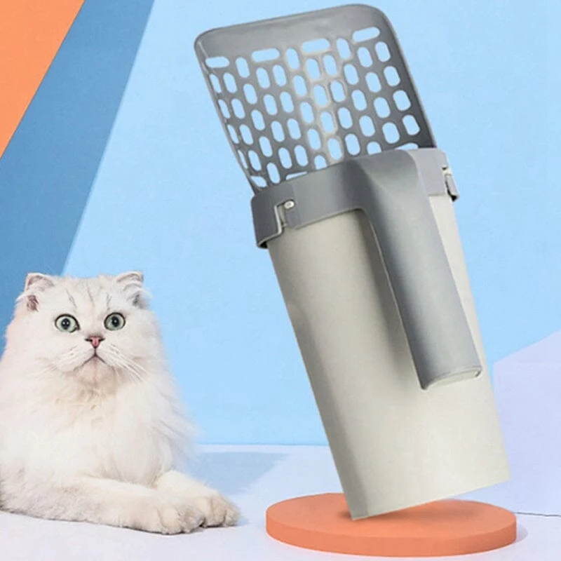 Kattsandsspade med Påse – Hygienisk & Smidig Rengöring