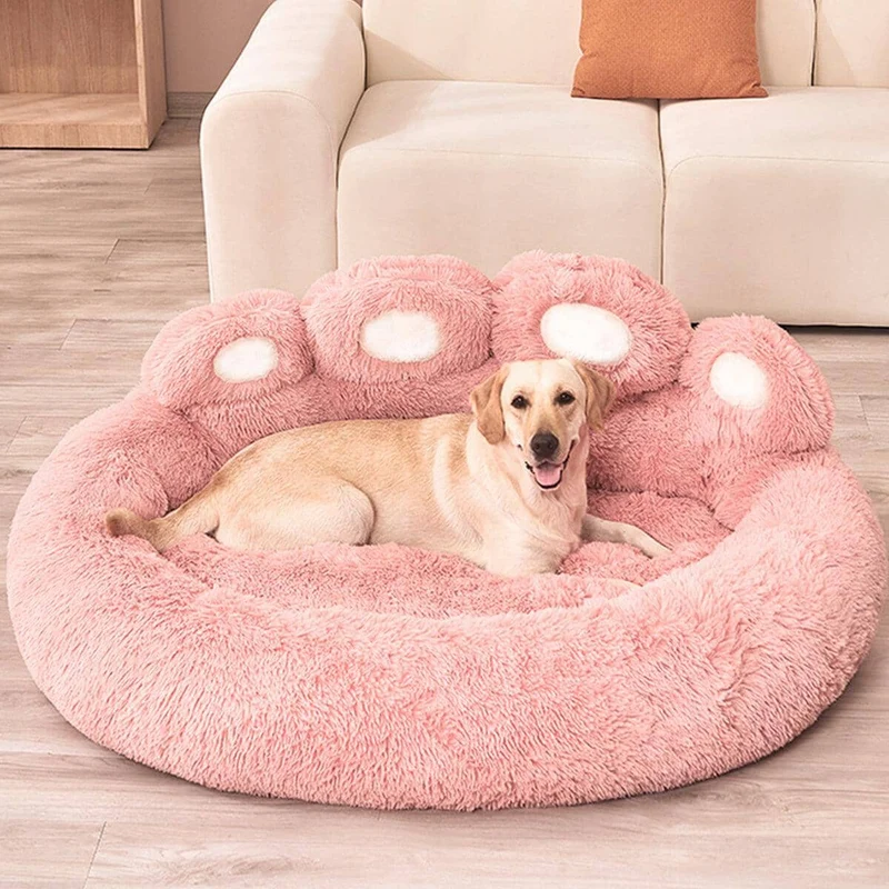 Fluffig & Gosig Hund- och Kattbädd – Trygg, Mjuk och Tvättbar