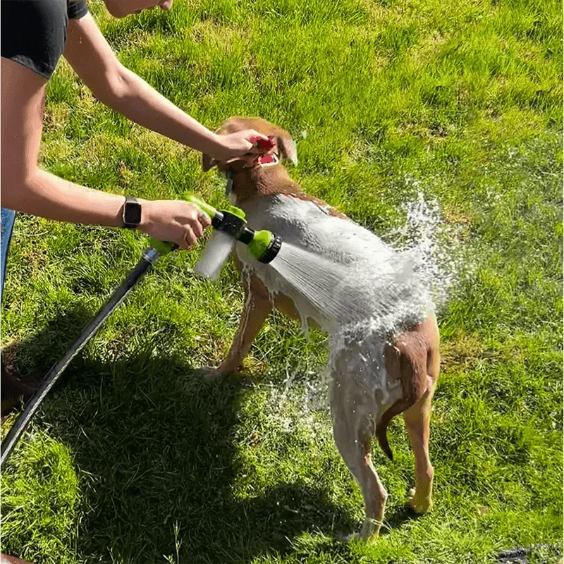 CLEANDOG Hydro Jet Hunddusch med Skumfunktion