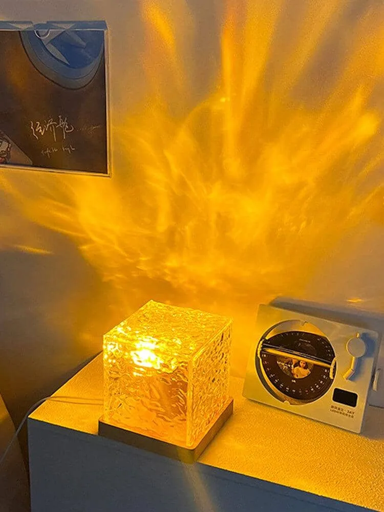 Kristallbordslampa med 16 RGB-färger – Skapa Magisk Stämning