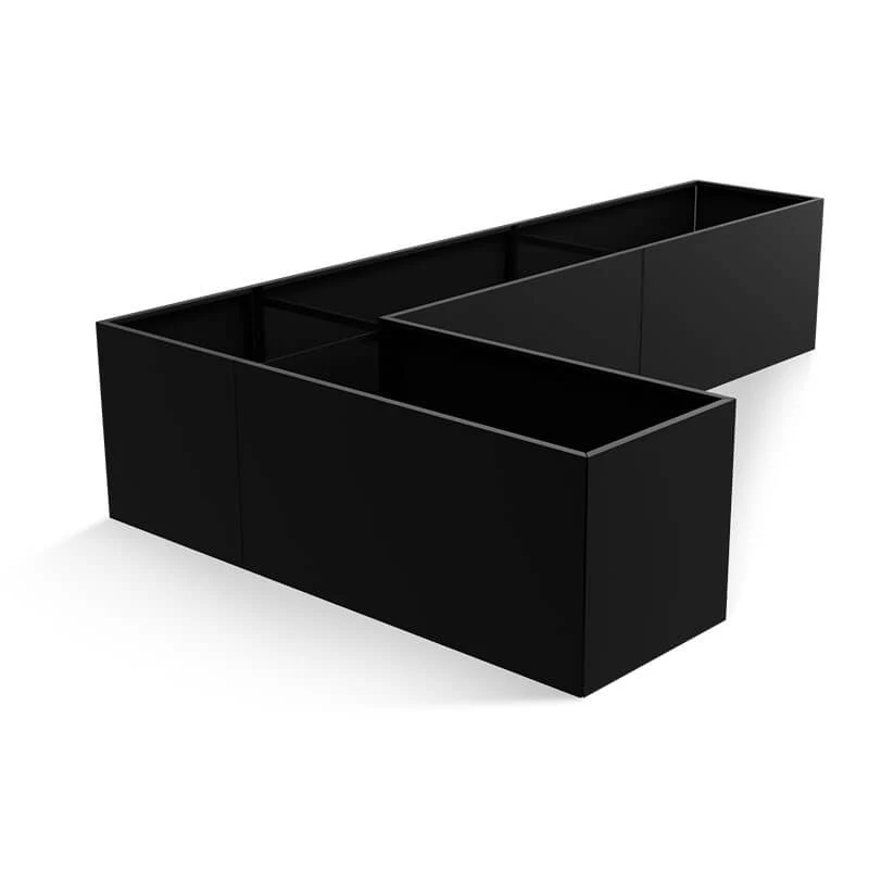 THOR Vinkel Höjbed Black Steel H:40