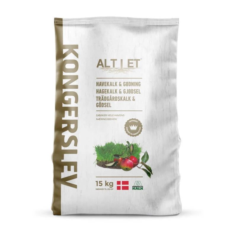 Kongerslev trädgårdskalk + gödsel 15 kg